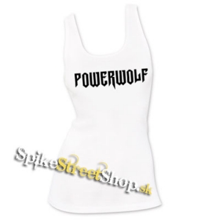 POWERWOLF - Logo - Ladies Vest Top - biele