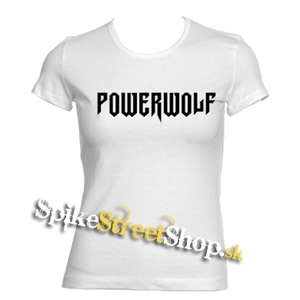 POWERWOLF - Logo - biele dámske tričko