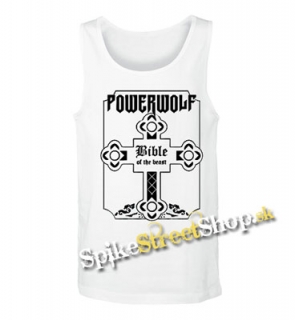 POWERWOLF - Bible Of The Beast - Mens Vest Tank Top - biele