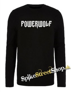 POWERWOLF - Logo - čierne pánske tričko s dlhými rukávmi