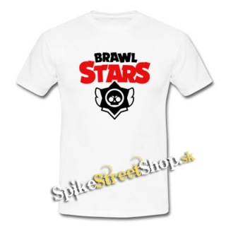 BRAWL STARS - Logo - biele pánske tričko