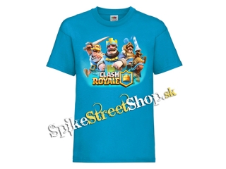 CLASH ROYALE - Electro Wizard & Friends - modré detské tričko