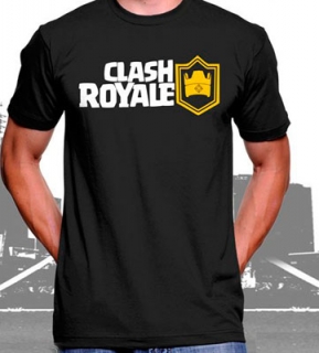 CLASH ROYALE - Logo - čierne detské tričko