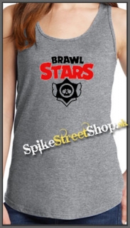 BRAWL STARS - Logo - Ladies Vest Top - šedé