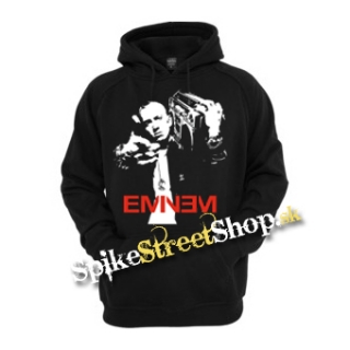 EMINEM - Logo & Portrait - čierna detská mikina