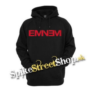 EMINEM - Red Logo - čierna detská mikina