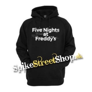 FIVE NIGHTS AT FREDDY´S - Logo - čierna detská mikina
