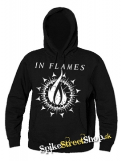 IN FLAMES - Sign - čierna detská mikina