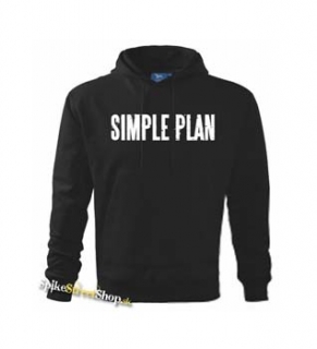 SIMPLE PLAN - White Logo - čierna detská mikina