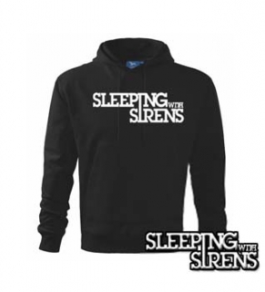 SLEEPING WITH SIRENS - White Logo - čierna detská mikina