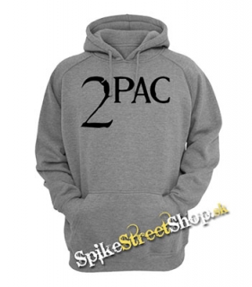 2 PAC - Logo - sivá detská mikina