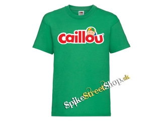 VOLÁM SA CAILLOU - zelené detské tričko