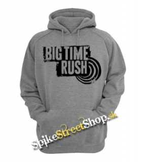 BIG TIME RUSH - Logo - sivá detská mikina