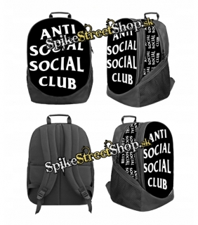ANTI SOCIAL SOCIAL CLUB - B&W Text - ruksak 3D Big Fullprint