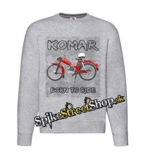 KOMAR - Born To Ride - mikina bez kapuce