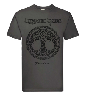 LUNATIC GODS - Turiec Dark Grey Men - pánske tričko