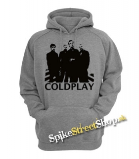 COLDPLAY - Logo & Band - sivá detská mikina