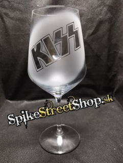 Pohár na víno KISS - Logo