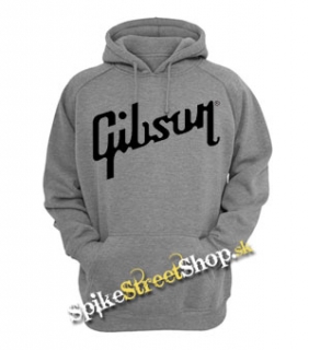 GIBSON - Logo - sivá detská mikina