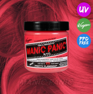 Farba na vlasy MANIC PANIC - Pretty Flamingo (UV farba)