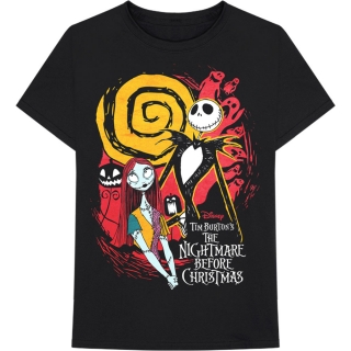 THE NIGHTMARE BEFORE CHRISTMAS - Ghosts - čierne pánske tričko