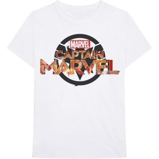 MARVEL COMICS - Captain Marvel 1 - biele pánske tričko