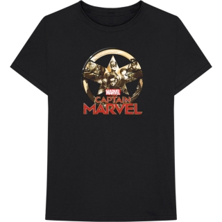 MARVEL COMICS - Captain Marvel 5 - čierne pánske tričko