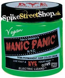Farba na vlasy MANIC PANIC - Electric Lizard (UV farba)