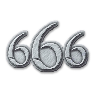 GENERIC - 666 - kovový odznak