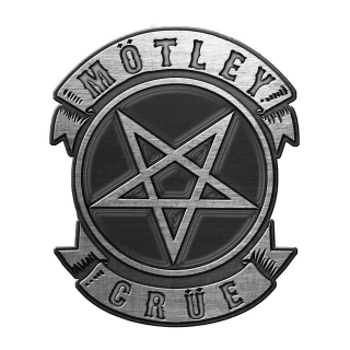 MOTLEY CRUE - Pentagram - kovový odznak