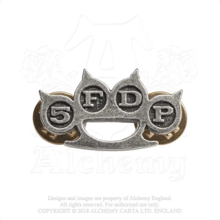 FIVE FINGER DEATH PUNCH - Knuckle Duster - kovový odznak