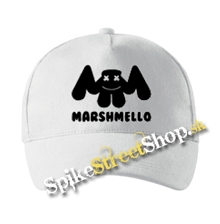 MARSHMELLO - Logo DJ - biela šiltovka (-30%=AKCIA)