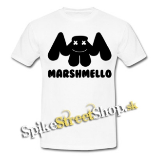 MARSHMELLO - Logo DJ - biele pánske tričko
