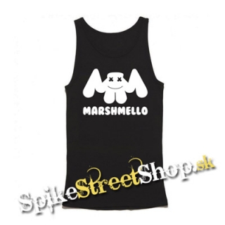 MARSHMELLO - Logo DJ - Mens Vest Tank Top - čierne