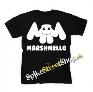 MARSHMELLO - Logo DJ - čierne detské tričko