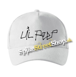 LIL PEEP - Logo - biela šiltovka (-30%=AKCIA)