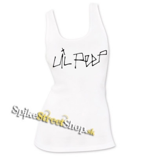 LIL PEEP - Logo - Ladies Vest Top - biele