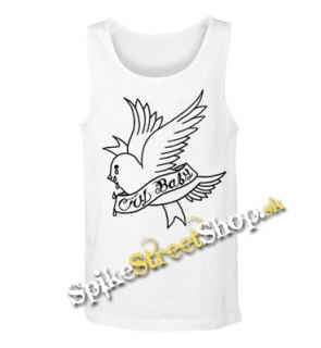 LIL PEEP - Cry Baby - Mens Vest Tank Top - biele