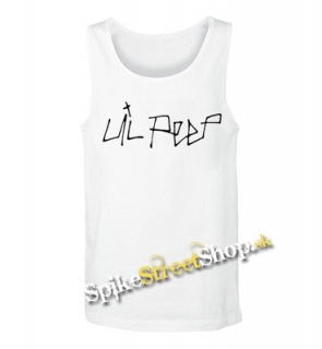 LIL PEEP - Logo - Mens Vest Tank Top - biele
