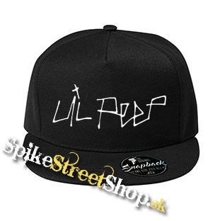 LIL PEEP - Logo - čierna šiltovka model "Snapback"