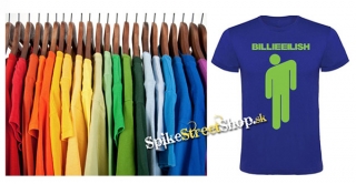 BILLIE EILISH - Logo & Stickman - farebné detské tričko