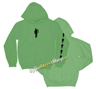 BILLIE EILISH - Stickman Blosh Sweatshirt - zelená pánska mikina