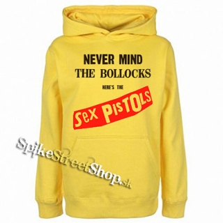 SEX PISTOLS - Never Mind The Bollocks - žltá pánska mikina