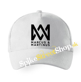 MARCUS & MARTINUS - Logo - biela šiltovka (-30%=AKCIA)