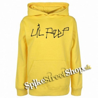 LIL PEEP - Logo - žltá pánska mikina