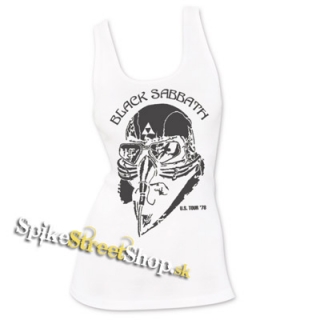 BLACK SABBATH - Avengers US Tour 78´ - Ladies Vest Top - biele