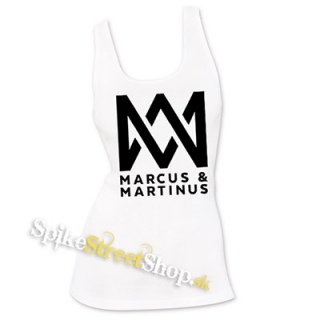 MARCUS & MARTINUS - Logo - Ladies Vest Top - biele