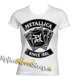 METALLICA - Since 1981 - biele dámske tričko