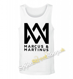 MARCUS & MARTINUS - Logo - Mens Vest Tank Top - biele