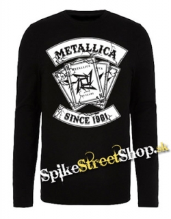 METALLICA - Since 1981 - čierne pánske tričko s dlhými rukávmi
